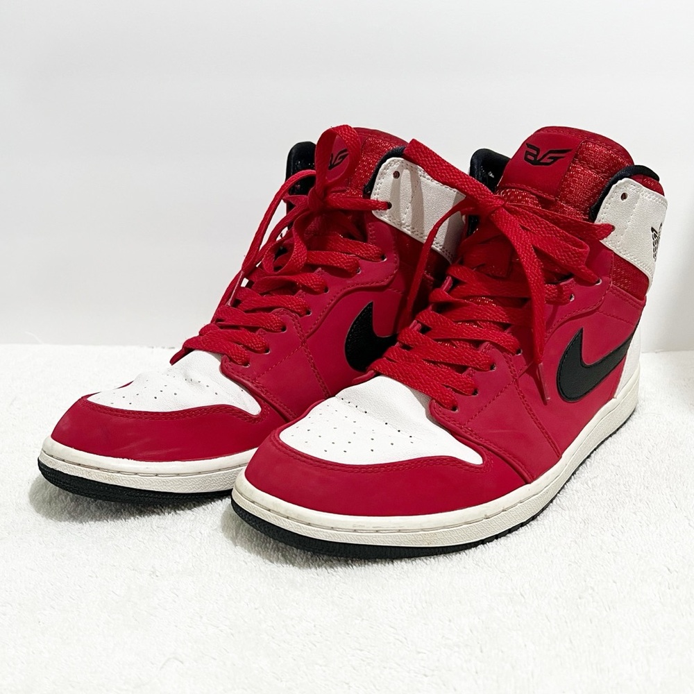 Nike Air Jordan 1 Retro High Men’s Laced Sneakers Streetwear Y2K Retro Size 10